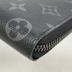 Louis Vuitton Wallet Monogram Eclipse Zippy Vertical Black — view 5