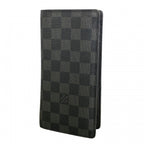 Louis Vuitton Wallet Damier Graphite Portefeuille Brazza Black