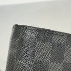 Louis Vuitton Wallet Damier Graphite Portefeuille Brazza Black — view 5