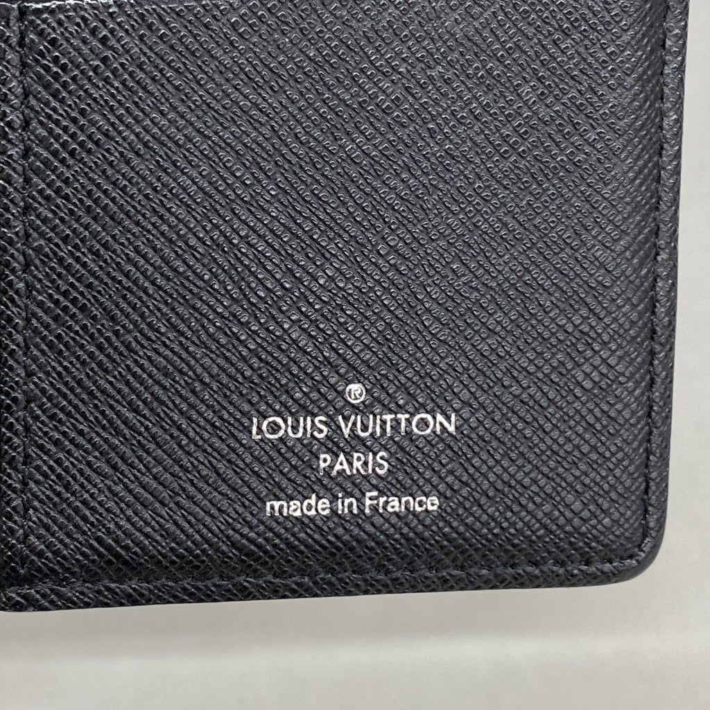 Louis Vuitton Wallet Damier Graphite Portefeuille Brazza Black — view 4