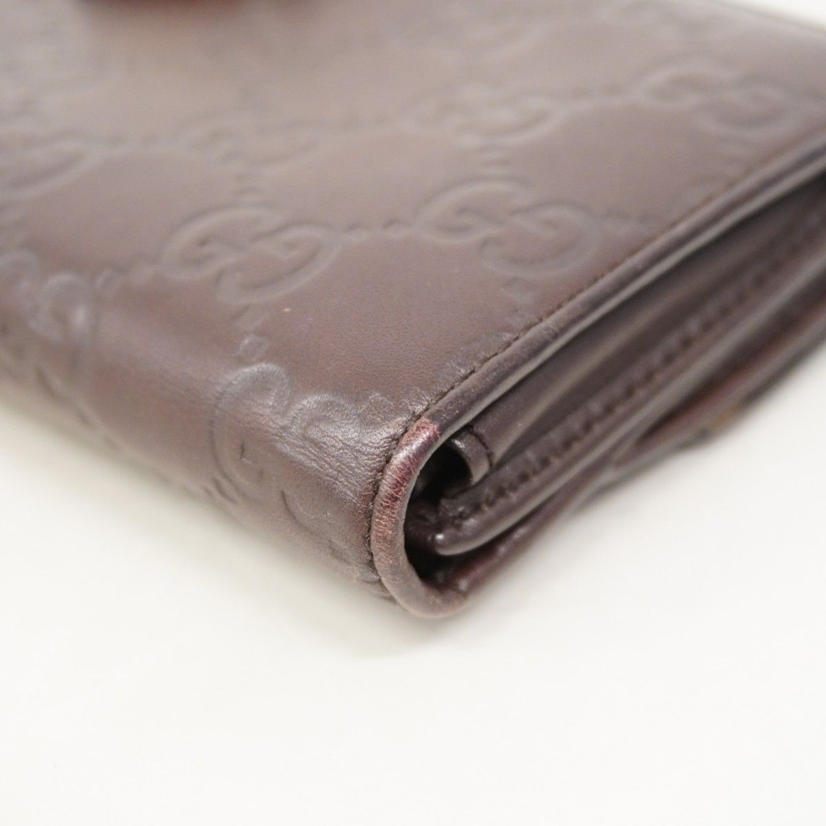 Gucci Wallet Guccissima Leather Brown Gold — view 6