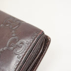 Gucci Wallet Guccissima Leather Brown Gold — view 7