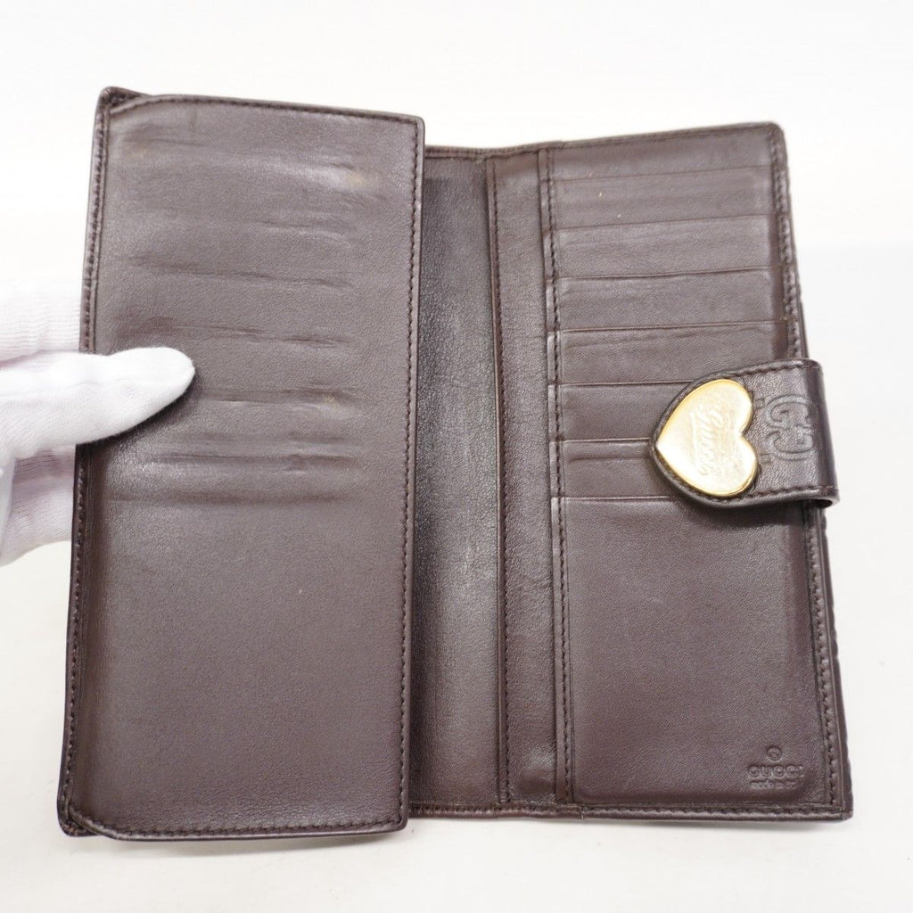 Gucci Wallet Guccissima Leather Brown Gold — view 3