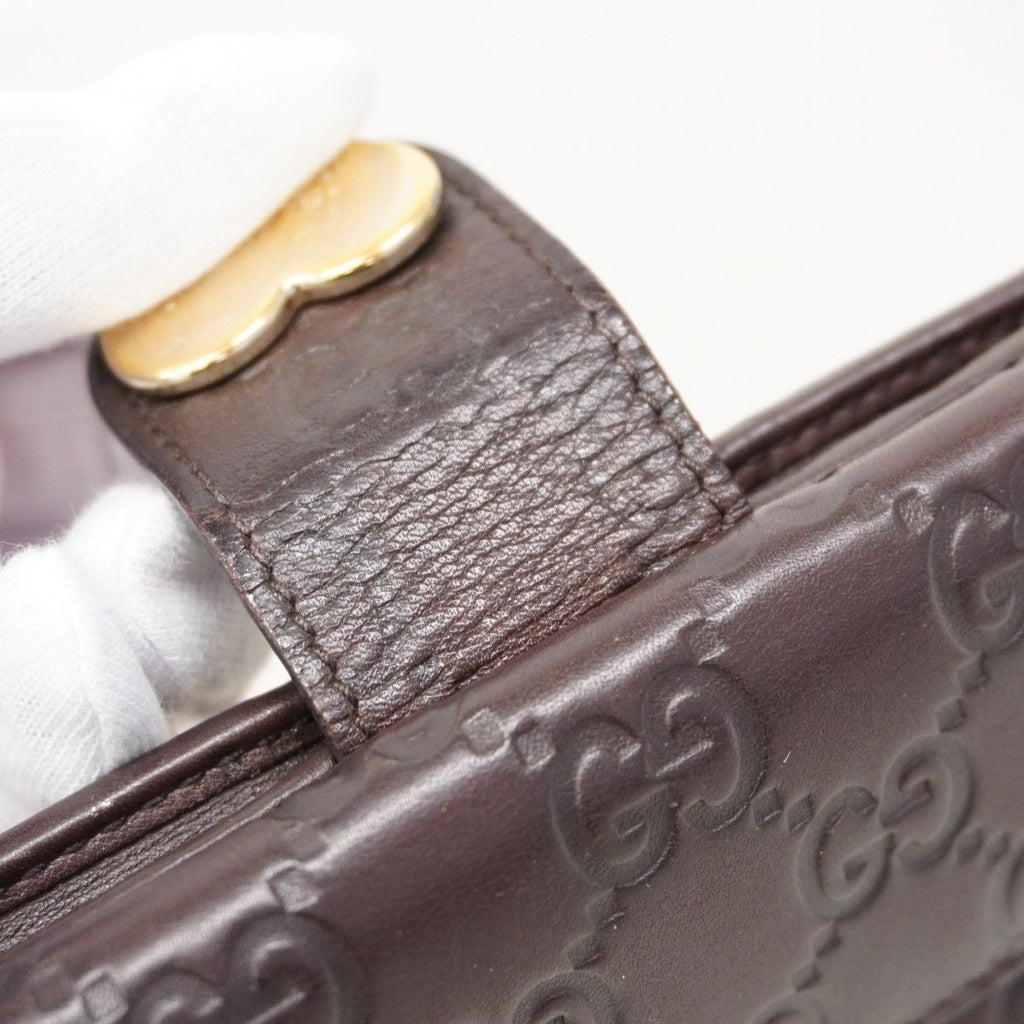 Gucci Wallet Guccissima Leather Brown Gold — view 8