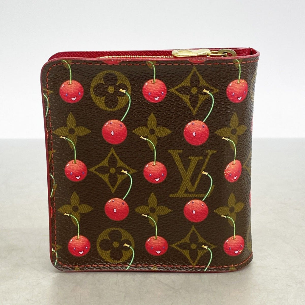 Louis Vuitton Wallet Monogram Cherry Compact Zip Brown — view 7