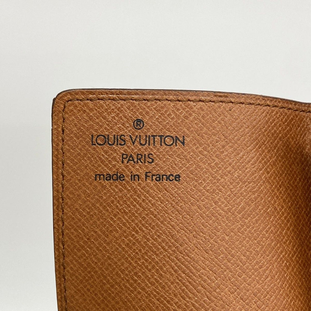 Louis Vuitton Card Case Monogram Holder Cles Depression Brown — view 4