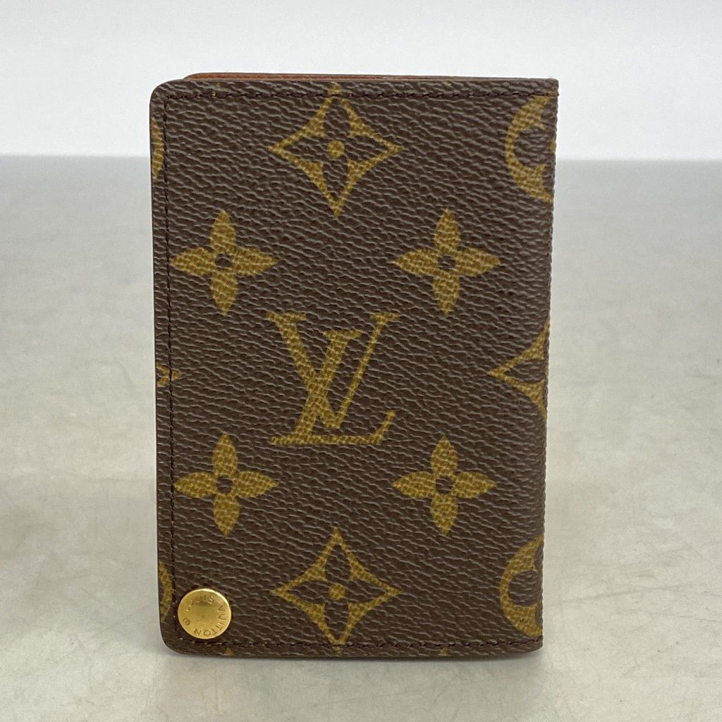 Louis Vuitton Card Case Monogram Holder Cles Depression Brown — view 7