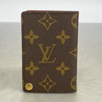Louis Vuitton Card Case Monogram Holder Cles Depression Brown — view 7