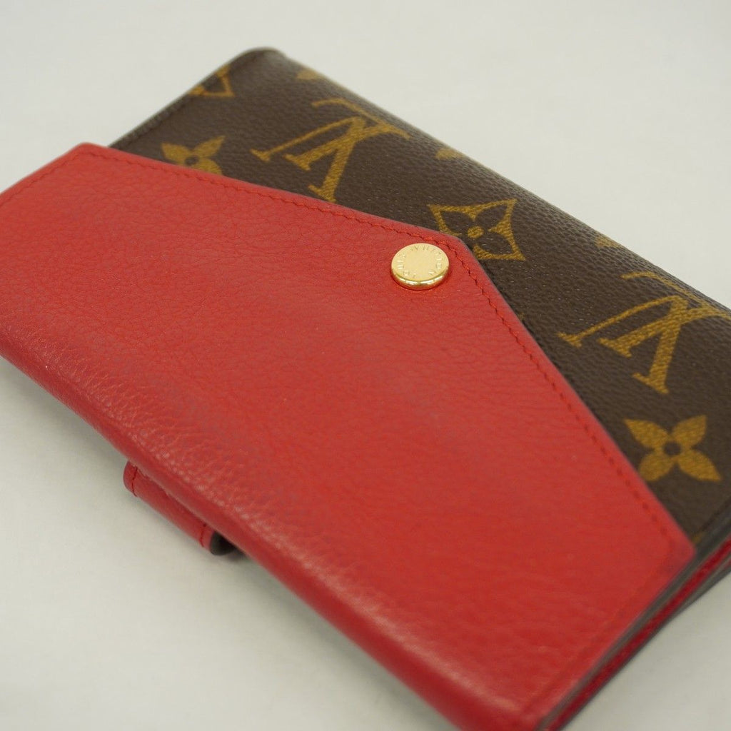 Louis Vuitton Wallet Monogram Portefeuille Pallas Compact Cerise — view 5