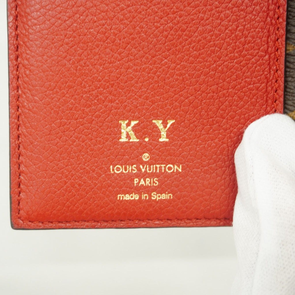 Louis Vuitton Wallet Monogram Portefeuille Pallas Compact Cerise — view 4