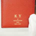 Louis Vuitton Wallet Monogram Portefeuille Pallas Compact Cerise — view 4