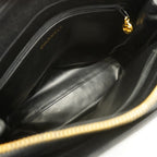 Chanel Shoulder Bag Caviar Leather Black Gold — view 4