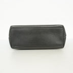 Chanel Shoulder Bag Caviar Leather Black Gold — view 3