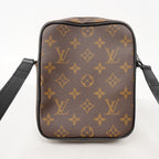 Louis Vuitton Shoulder Bag Monogram Macassar Christopher Wearable Wallet Brown — view 8