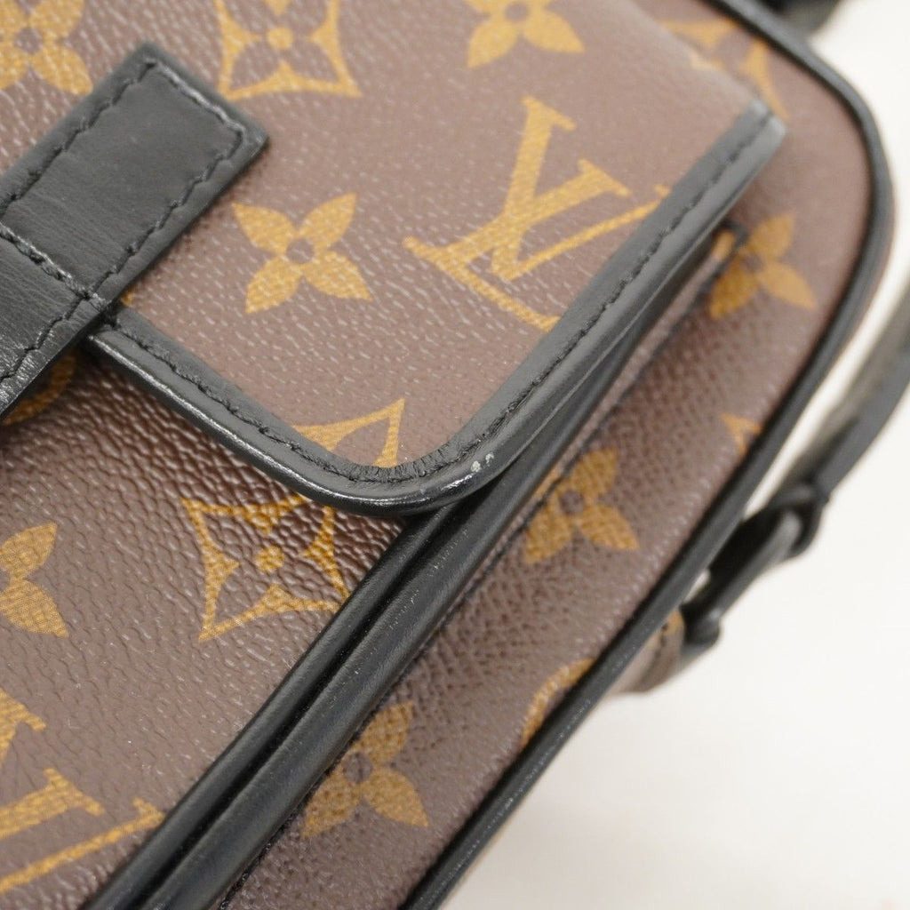 Louis Vuitton Shoulder Bag Monogram Macassar Christopher Wearable Wallet Brown — view 6
