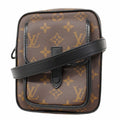 Louis Vuitton Shoulder Bag Monogram Macassar Christopher Wearable Wallet Brown