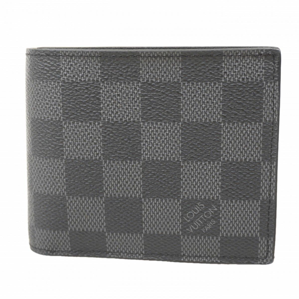 Louis Vuitton Wallet Damier Graphite Portefeuille NM Black