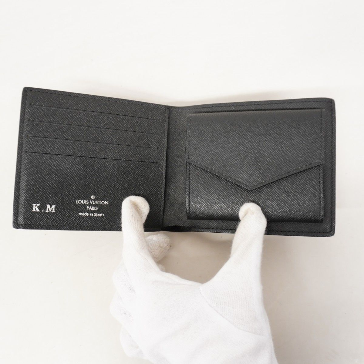 Louis Vuitton Wallet Damier Graphite Portefeuille NM Black — view 3