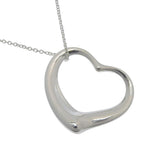 Tiffany & Co Open Heart Large Elsa Peretti 925 Sterling Silver Necklace