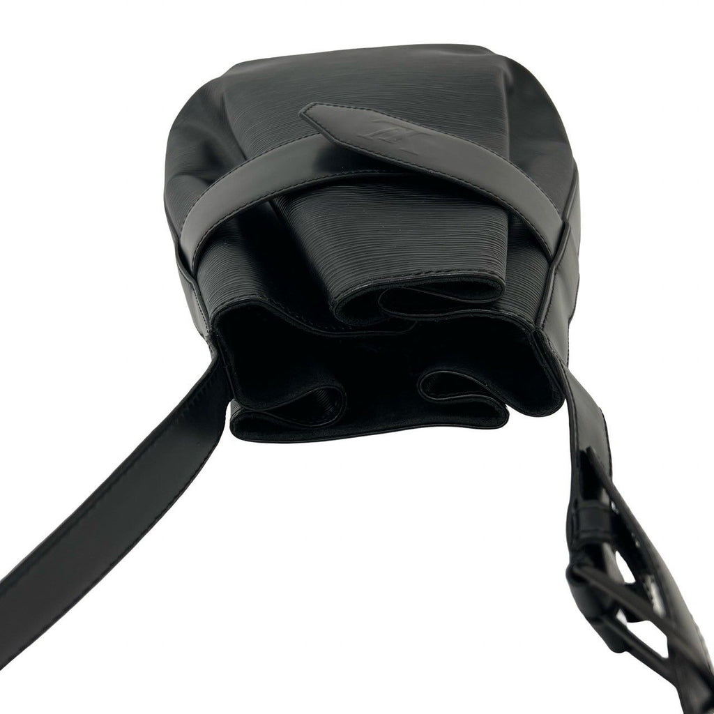 Louis Vuitton Vintage Sac GM Epi Leather Shoulder Bag Black Noir — view 4