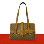 Gucci Vintage Micro GG Leather Handbag Mini Tote Brown