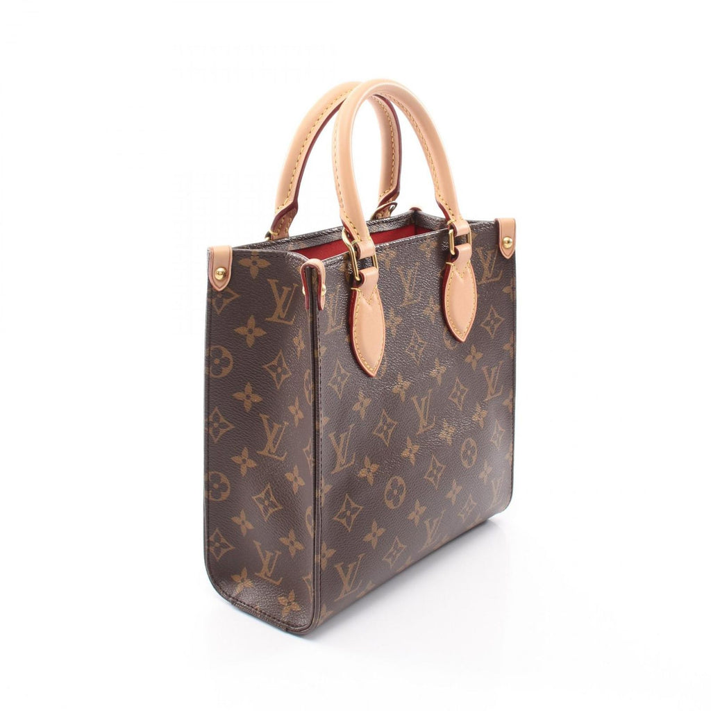 Louis Vuitton Handbag Sac Plat BB Monogram 2-Way Canvas Leather — view 2