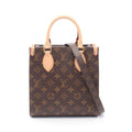 Louis Vuitton Handbag Sac Plat BB Monogram 2-Way Canvas Leather