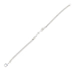 Hermes Bracelet Etriviere Gourmette 17 cm 18k White Gold Diamond — view 3