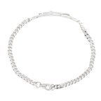 Hermes Bracelet Etriviere Gourmette 17 cm 18k White Gold Diamond — view 2