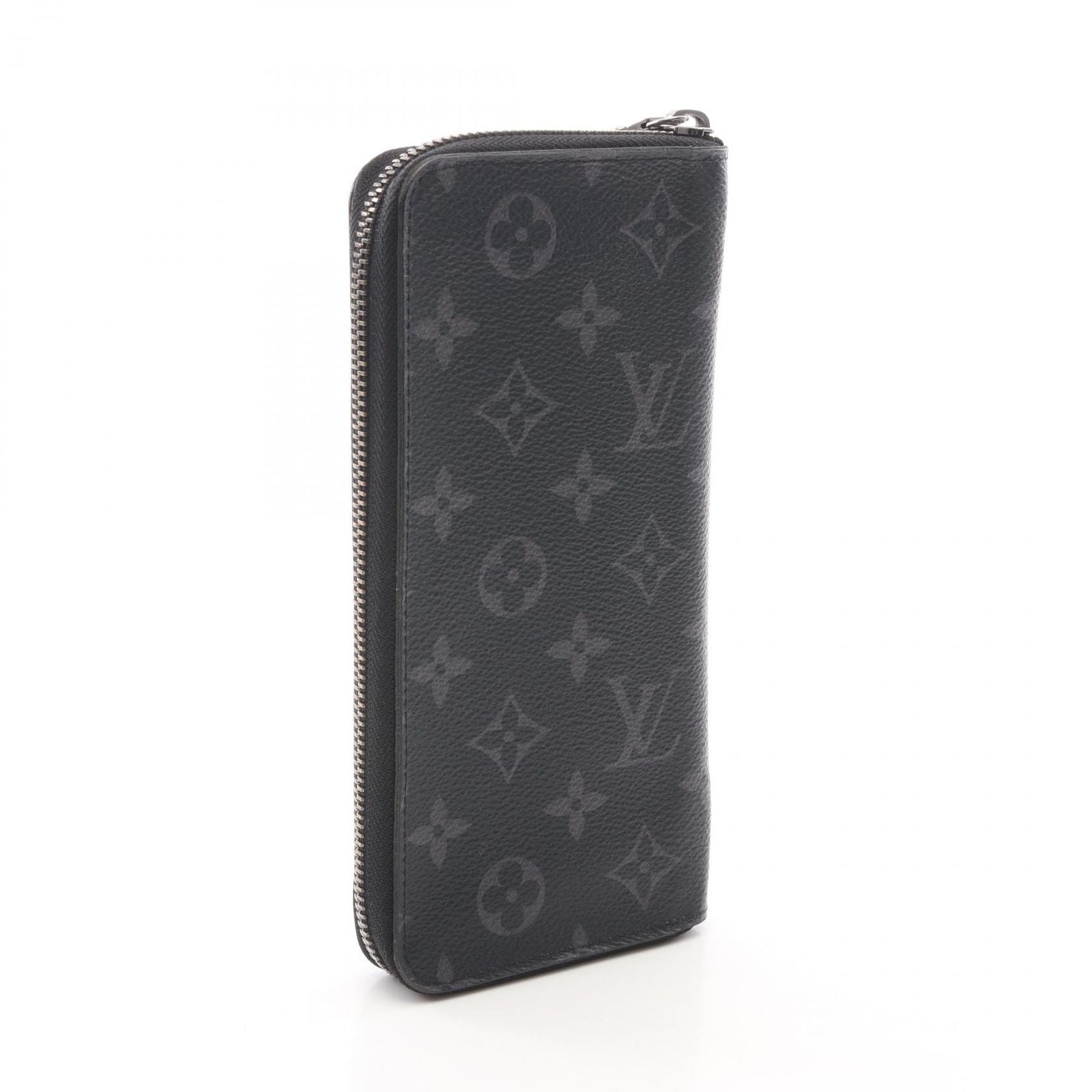 Louis Vuitton Round Wallet Zippy Vertical Monogram Eclipse Canvas — view 2