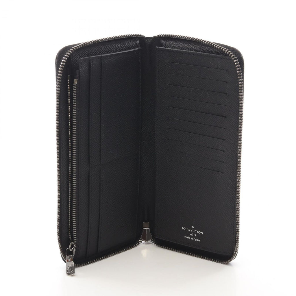 Louis Vuitton Round Wallet Zippy Vertical Monogram Eclipse Canvas — view 3