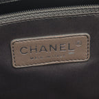 Chanel Tote Quilted Black Leather CC Logo Chain — view 4