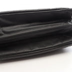 Chanel Tote Quilted Black Leather CC Logo Chain — view 7