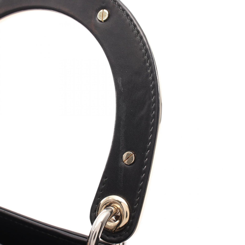 Dior Handbag Lady Dior Large Patch 2-Way Black Multi Leather Lady Dior Tote — view 9