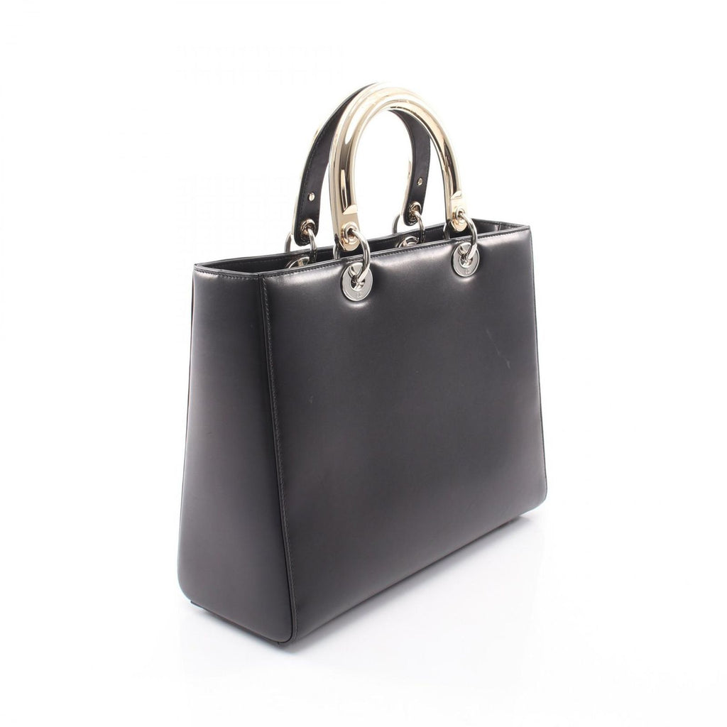 Dior Handbag Lady Dior Large Patch 2-Way Black Multi Leather Lady Dior Tote — view 2