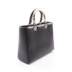 Dior Handbag Lady Dior Large Patch 2-Way Black Multi Leather Lady Dior Tote — view 2