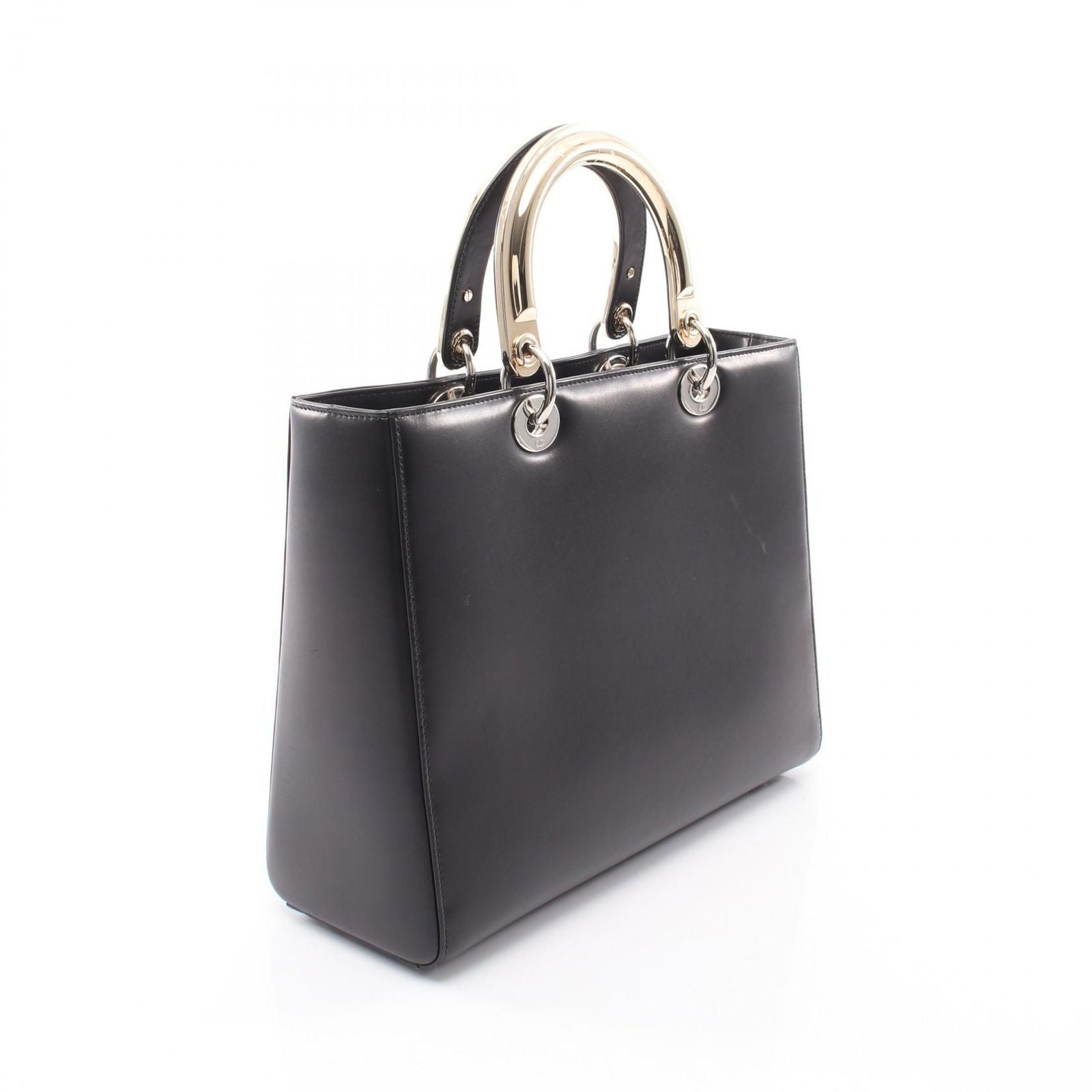 Dior Handbag Lady Dior Large Patch 2-Way Black Multi Leather Lady Dior Tote — view 2