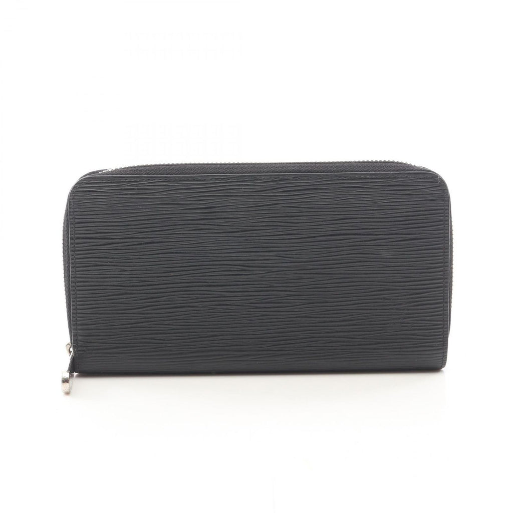 Louis Vuitton Round Wallet Zippy Epi Noir Leather
