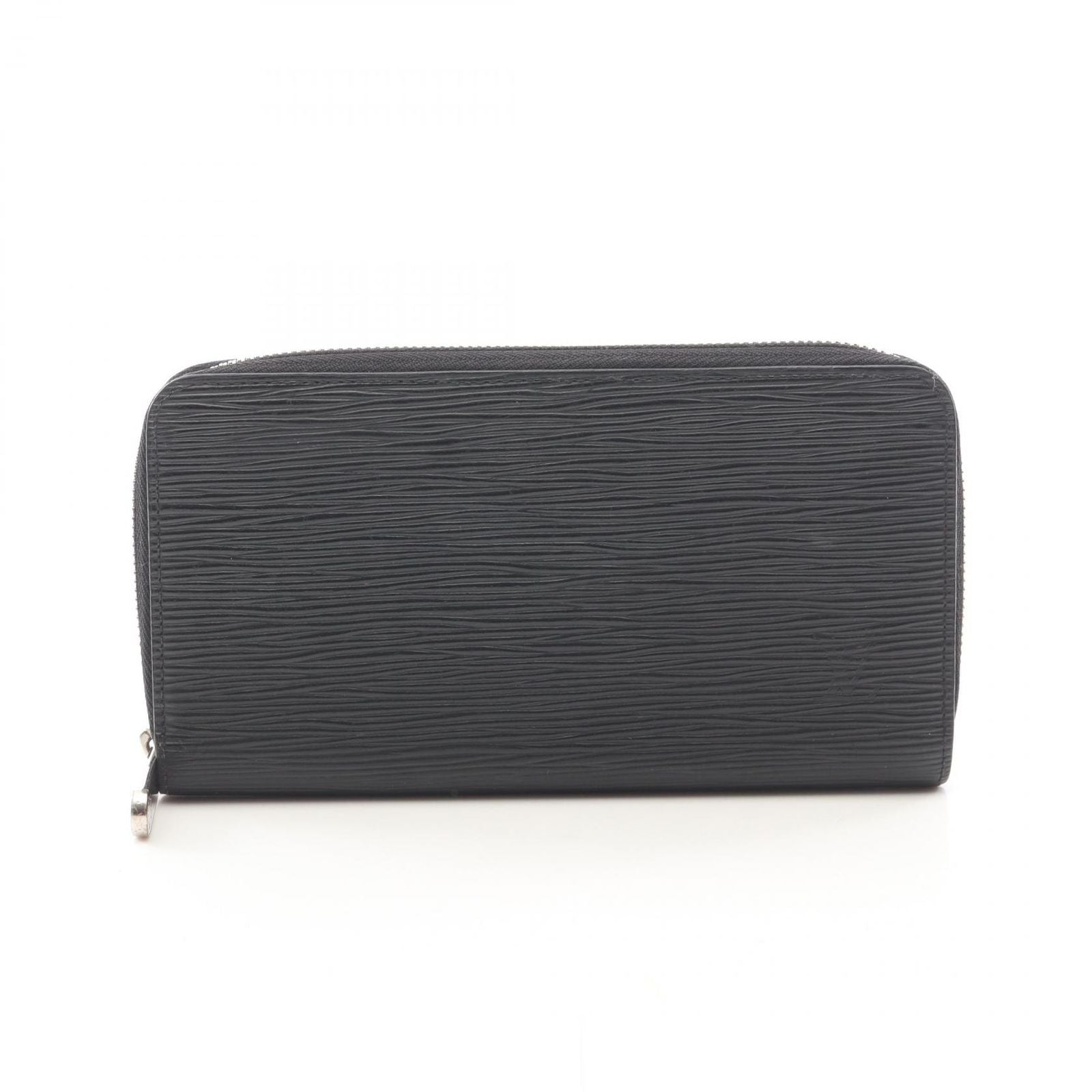Louis Vuitton Round Wallet Zippy Epi Noir Leather