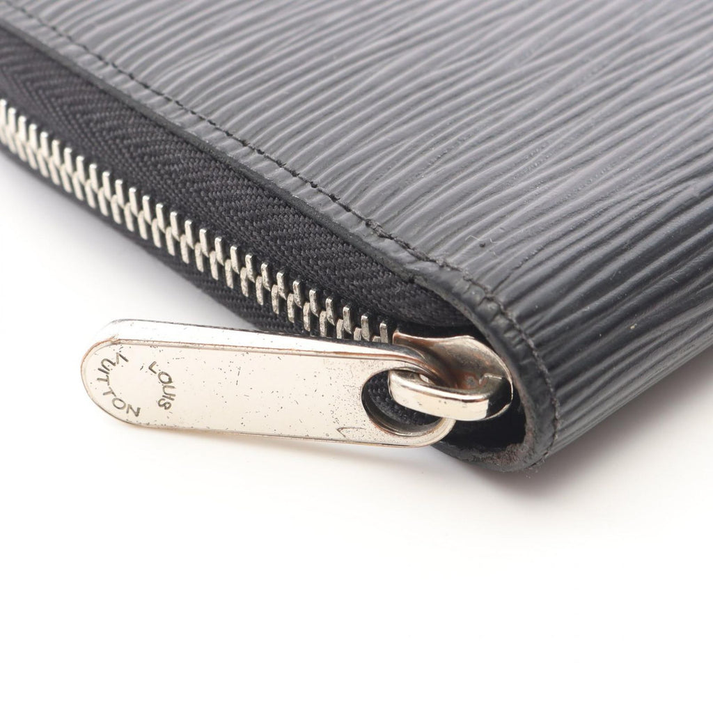 Louis Vuitton Round Wallet Zippy Epi Noir Leather — view 7