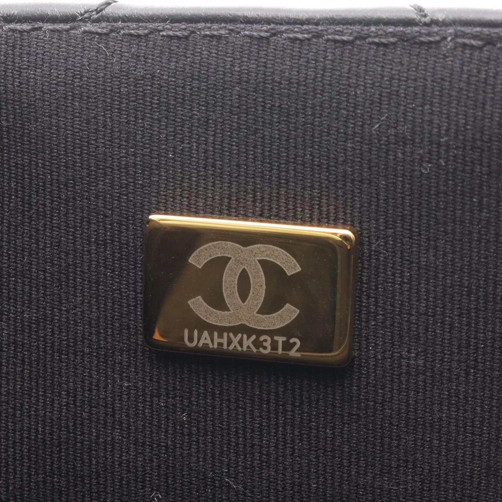 Chanel Shoulder Bag Quilted Small Flap Black Lambskin Chain — view 5