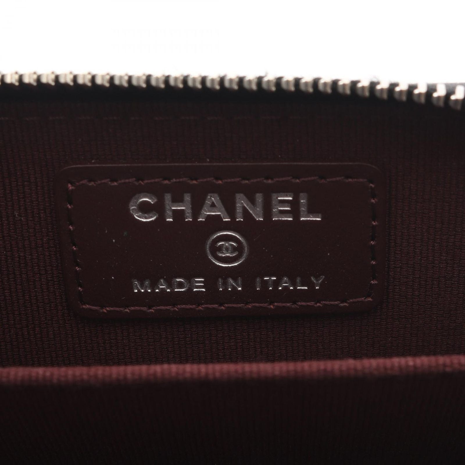 Chanel Coin Case Classic Zip Purse Quilted Black Calf — view 4