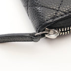 Chanel Coin Case Classic Zip Purse Quilted Black Calf — view 6