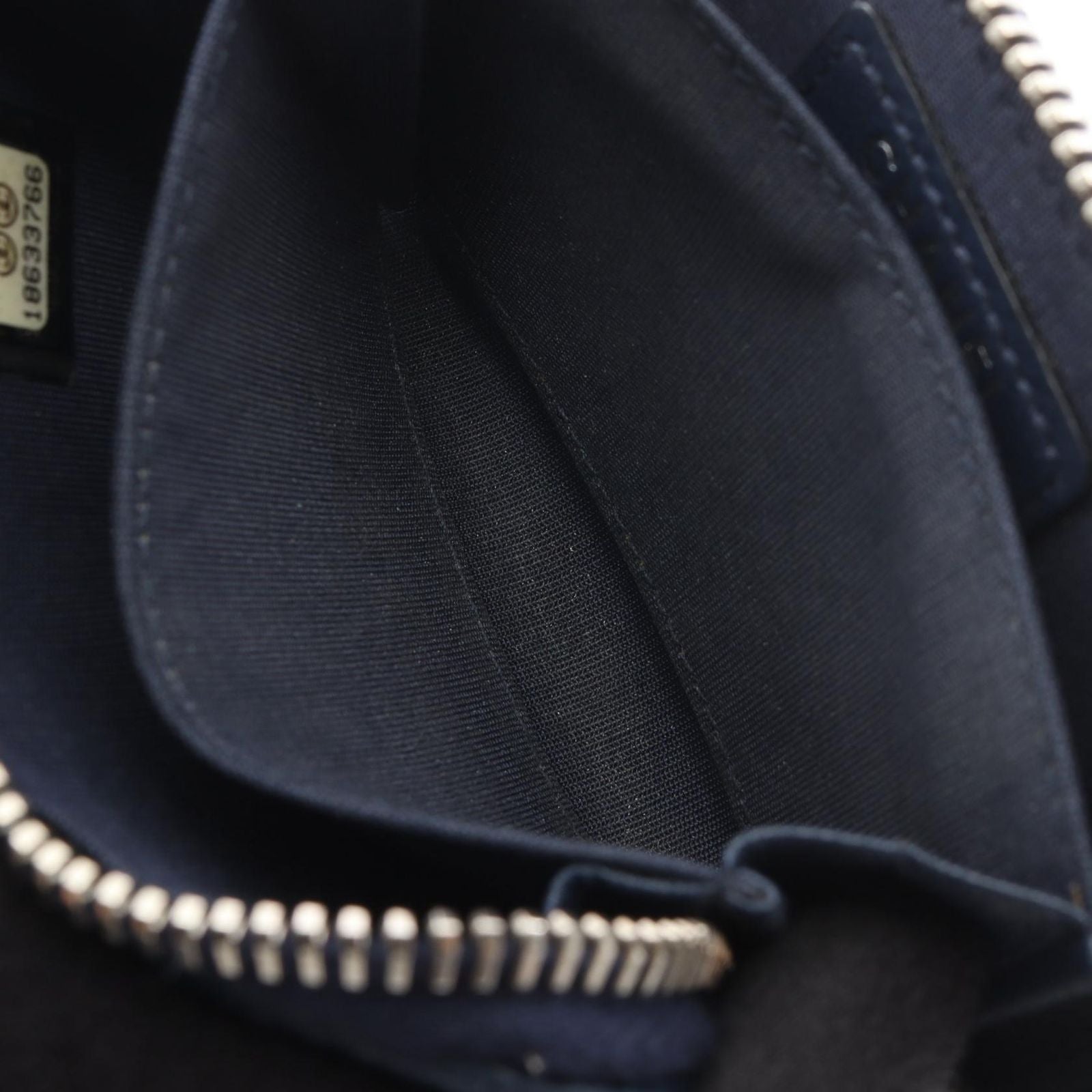 Chanel Coin Case Quilted Navy Lambskin — view 6