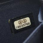 Chanel Coin Case Quilted Navy Lambskin — view 5