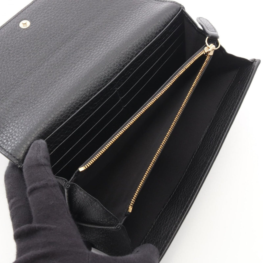 Gucci Bifold Wallet GG Emblem Continental Black Leather — view 3