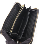 Louis Vuitton Round Wallet Zippy Monogram Empreinte Noir Leather — view 3