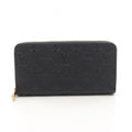 Louis Vuitton Round Wallet Zippy Monogram Empreinte Noir Leather