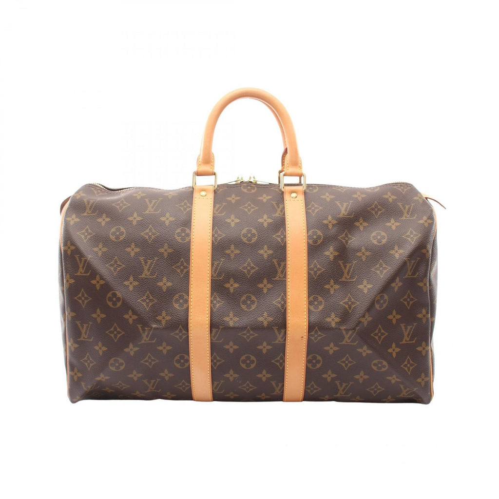 Louis Vuitton Boston Bag Keepall 45 Monogram Canvas Leather