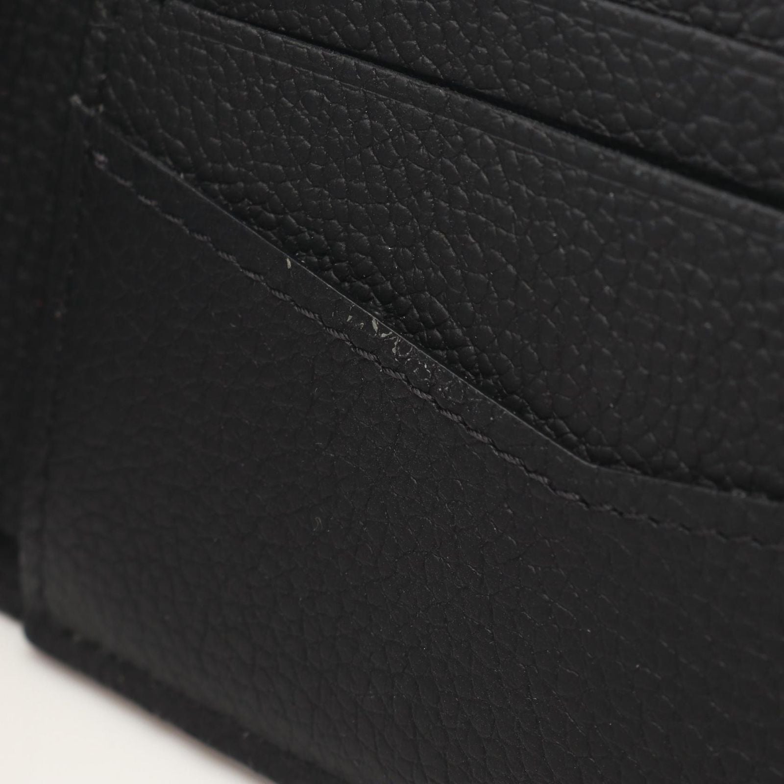 Louis Vuitton Bill Purse Portefeuille Calf Noir Canvas Wallet — view 5